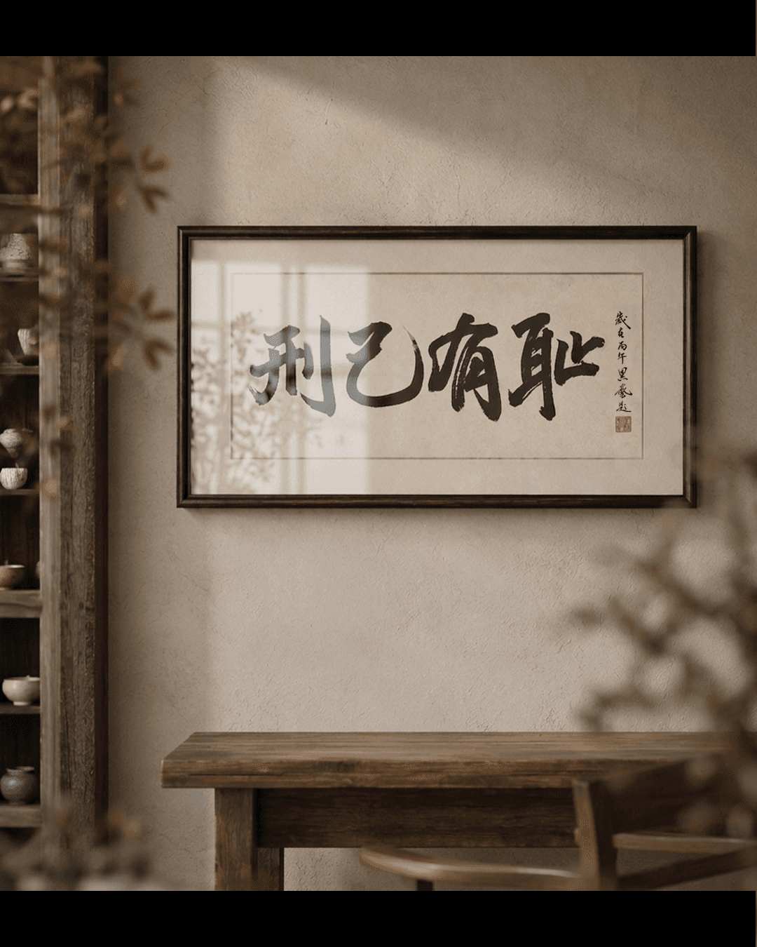 黑藝書法字畫作品 05