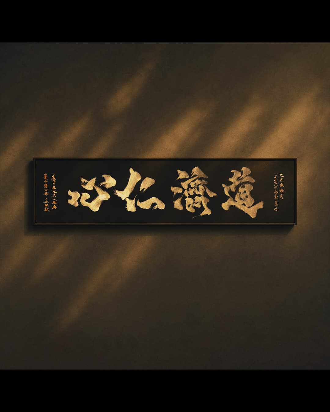 黑藝書法字畫作品 06